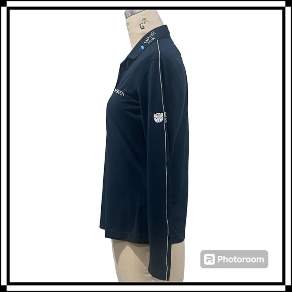 GALVIN GREEN Women's Half-Button Golf Top with Sponsor Logos - Size S - Picture 3 of 11